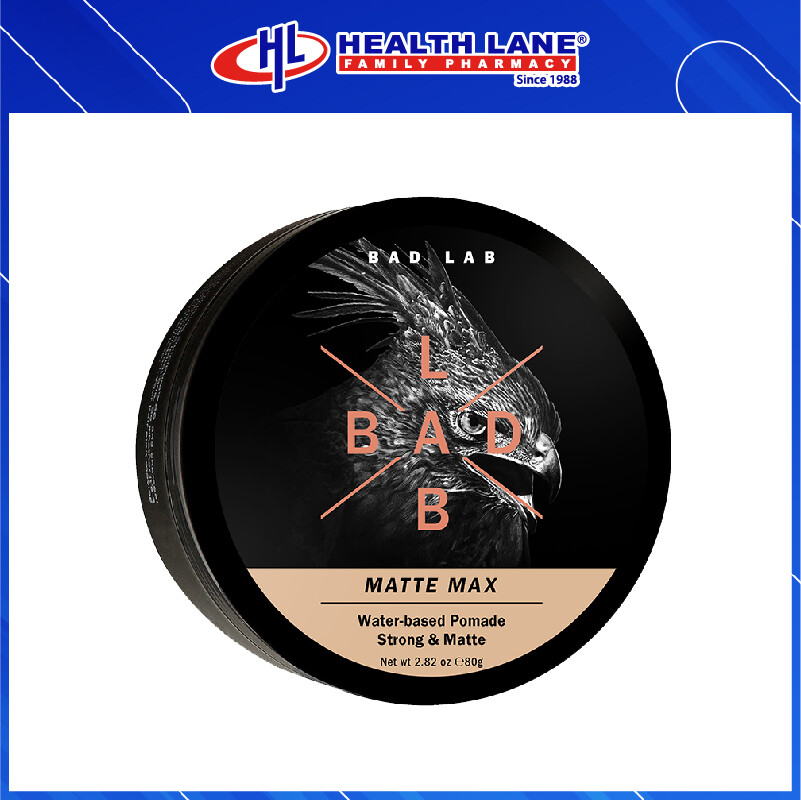 BAD LAB WATER-BASED POMADE MATTE MAX (STRONG & MATT) 80G